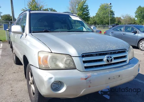 2005 Toyota Highlander from USA, damaged, VIN JTEHD21A750034983